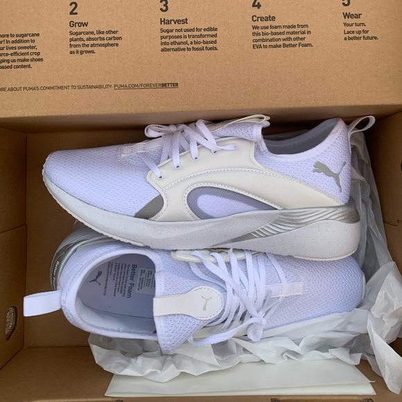 PUMA white running shoes - Picture 2 of 6